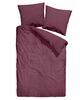 Bettwäsche Melange Flanell Uni BW mit RV Heather