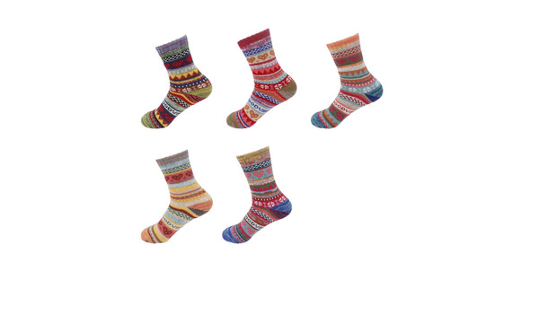 Damensocken Winter-Wollsocken Damen