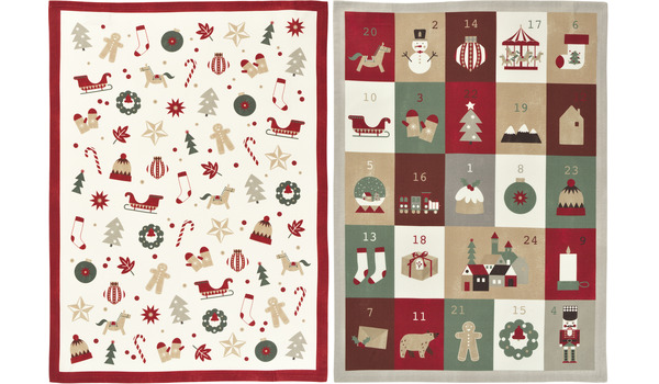 Geschirrtuch All for X-mas + 24-Days