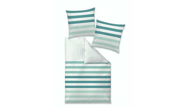 Bettwäsche Satin allover BW mit RV Streifen 5135