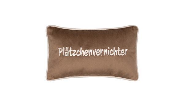 Dekokissen Plätzchenvernichter 1537 - mit Füllung