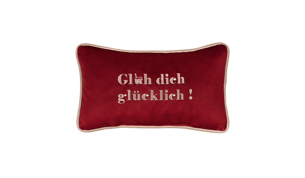 Dekokissen Glüh dich glücklich 15137 - mit Füllung